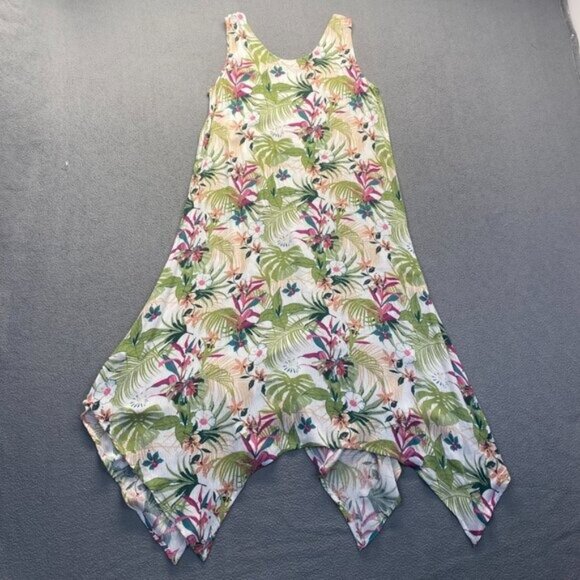 Krazy Kay Women's Dress,Size‎ Small Floral,sleeveless,Preppy,Casual,Lightweight - Picture 2 of 12